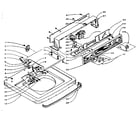 Kenmore 1105914662 machine top assembly diagram