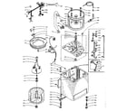 Kenmore 1105914612 machine sub-assembly diagram