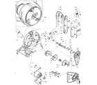 Kenmore 1105917400 base and bulkhead assembly diagram