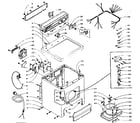 Kenmore 1105917400 machine sub-assembly diagram