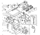 Kenmore 1105917600 machine sub-assembly diagram