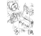 Kenmore 1105917620 base and bulkhead assembly diagram