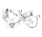 Kenmore 1106002300 pump assembly and pump parts diagram