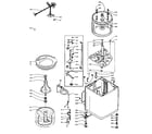 Kenmore 1106003001 machine sub-assembly diagram