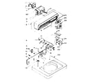 Kenmore 1106003001 top and console assembly diagram