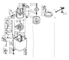 Kenmore 1106004100 machine sub-assembly diagram
