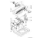 Kenmore 1106004100 top and console assembly diagram