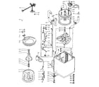 Kenmore 1106004101 machine sub-assembly diagram