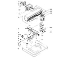Kenmore 1106004101 top and console assembly diagram