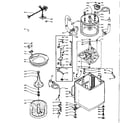 Kenmore 1106004102 machine sub-assembly diagram