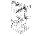 Kenmore 1106004102 top and console assembly diagram