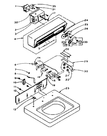 Top and console assembly
