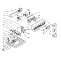 Kenmore 1106004210 top and console assembly diagram