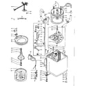 Kenmore 1106004210 machine sub-assembly diagram