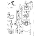 Kenmore 1106005210 machine sub-assembly diagram