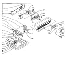 Kenmore 1106005211 top and console assembly diagram