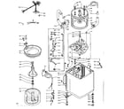 Kenmore 1106005211 machine sub-assembly diagram