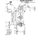 Kenmore 1106004301 machine sub-assembly diagram