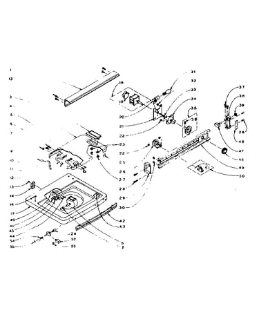 Top and console assembly