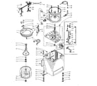 Kenmore 1106004400 machine sub-assembly diagram