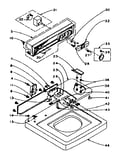Top and console assembly