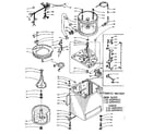 Kenmore 1106004451 machine sub-assembly diagram