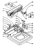 Top and console assembly