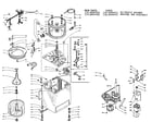 Kenmore 1106005452 machine sub-assembly diagram