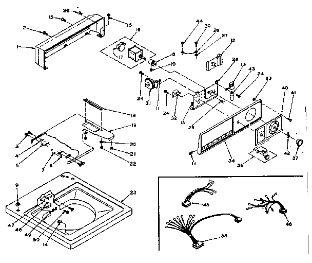 Top and console assembly