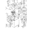 Kenmore 1106004430 machine sub-assembly diagram