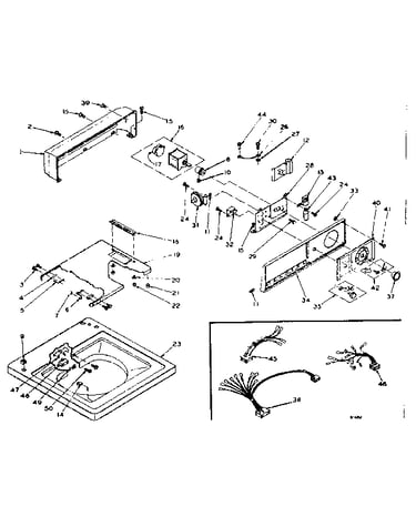 Top and console assembly