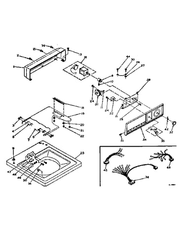 Top and control assembly