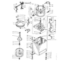 Kenmore 1106004550 machine sub-assembly diagram