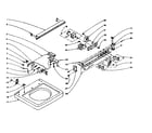 Kenmore 1106004552 machine top assembly diagram