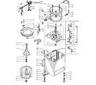 Kenmore 1106005552 machine sub-assembly diagram
