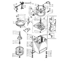 Kenmore 1106004600 machine sub-assembly diagram