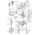 Kenmore 1106005651 machine sub-assembly diagram