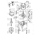 Kenmore 1106004652 machine sub-assembly diagram