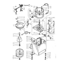 Kenmore 1106004750 machine sub-assembly diagram