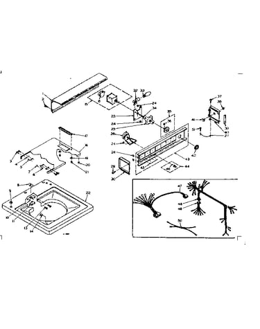 Top and console assembly