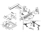 Kenmore 1106005713 top and console assembly diagram