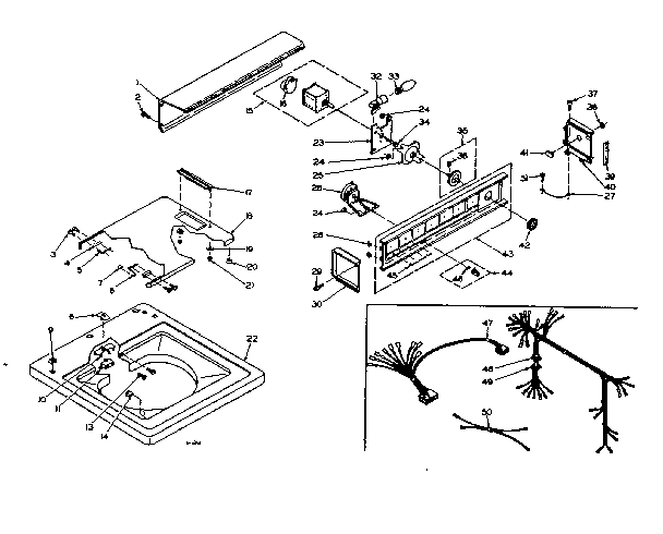 Top and console assembly
