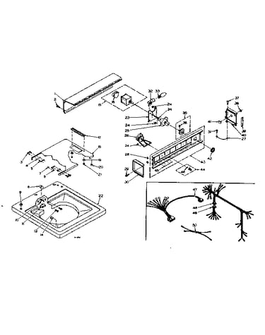 Top and console assembly