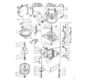 Kenmore 1106004801 machine sub-assembly diagram