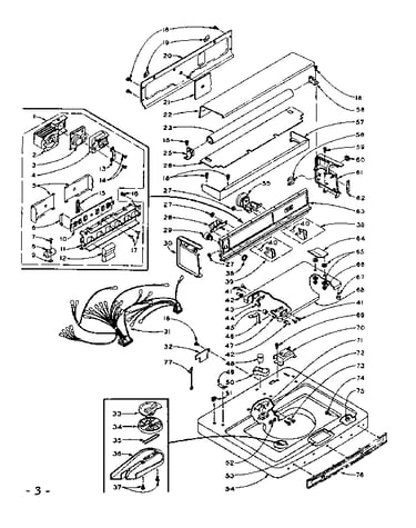 Top and console assembly