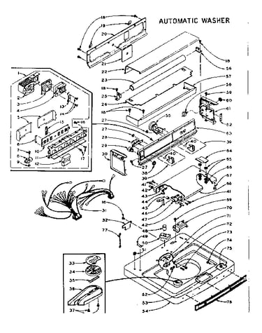Top and console assembly