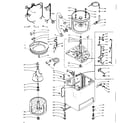 Kenmore 1106005802 machine sub-assembly diagram