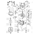Kenmore 1106005803 machine sub-assembly diagram