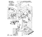 Kenmore 1106005804 top and console assembly diagram