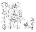 Kenmore 1106005854 machine sub-assembly diagram